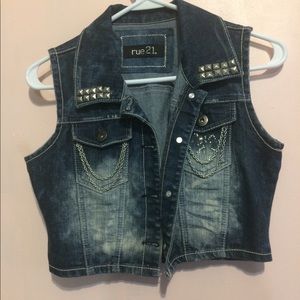 Rue 21 studded vest